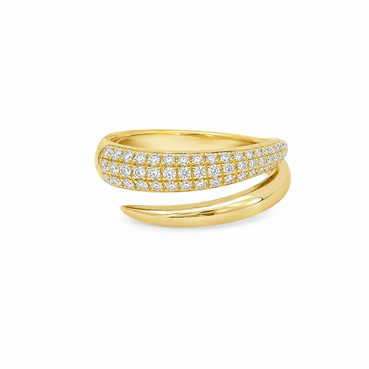 Anillo Half Pavé