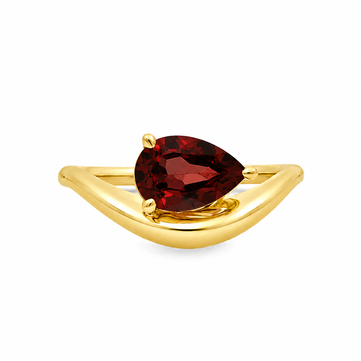 Anillo Pinkie Wave Red