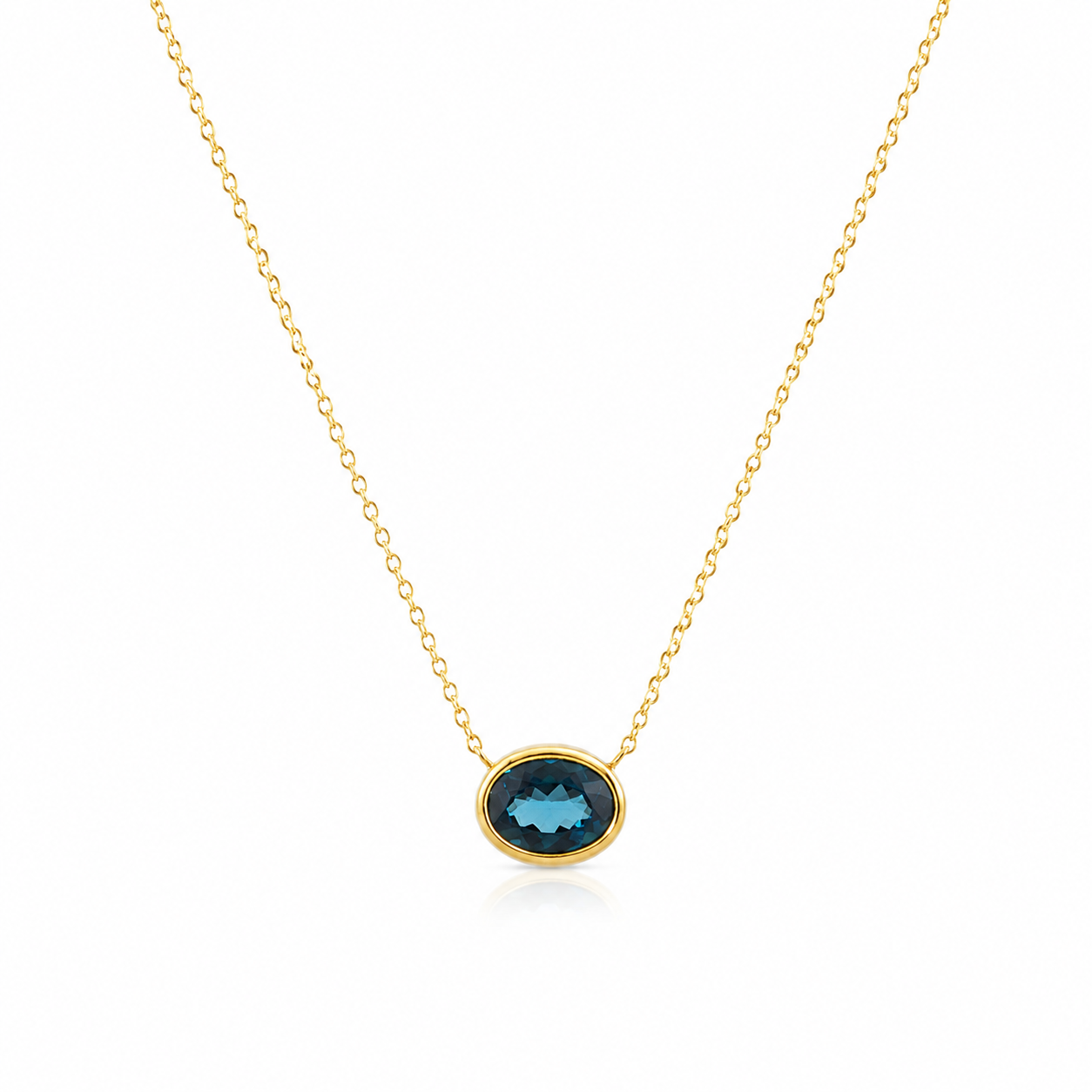 Collar topacio London Blue