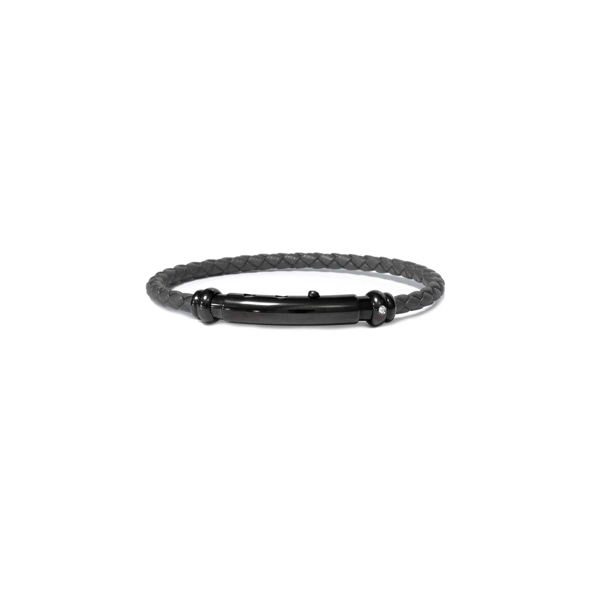 Pulsera Corda Gris